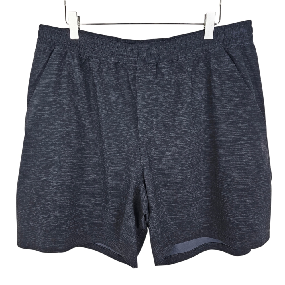 Lululemon Heather Black Pace Breaker Shorts
